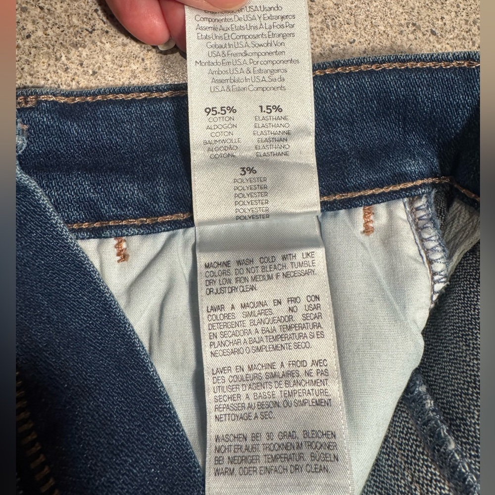 NWT MOTHER Denim Jeans Snap Hustler Ankle High Rise What I had before Size 28 - Picture 13 of 13